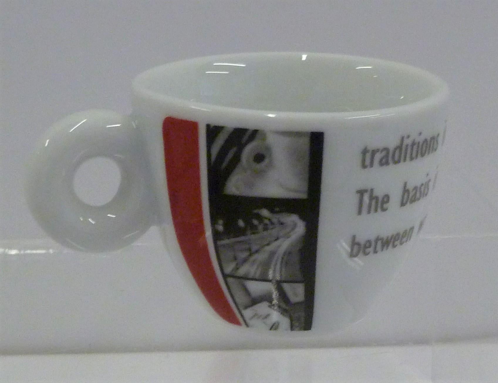 Modern Illy Collection, No Water No Coffee, Maria Joao Calisto 2002 Espresso Cups