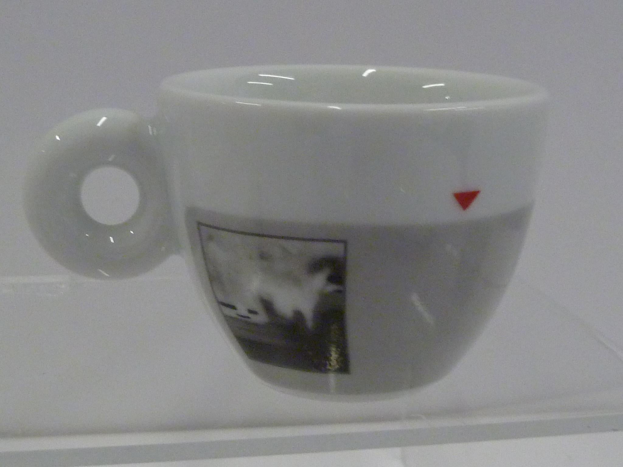Glazed Illy Collection, No Water No Coffee, Maria Joao Calisto 2002 Espresso Cups