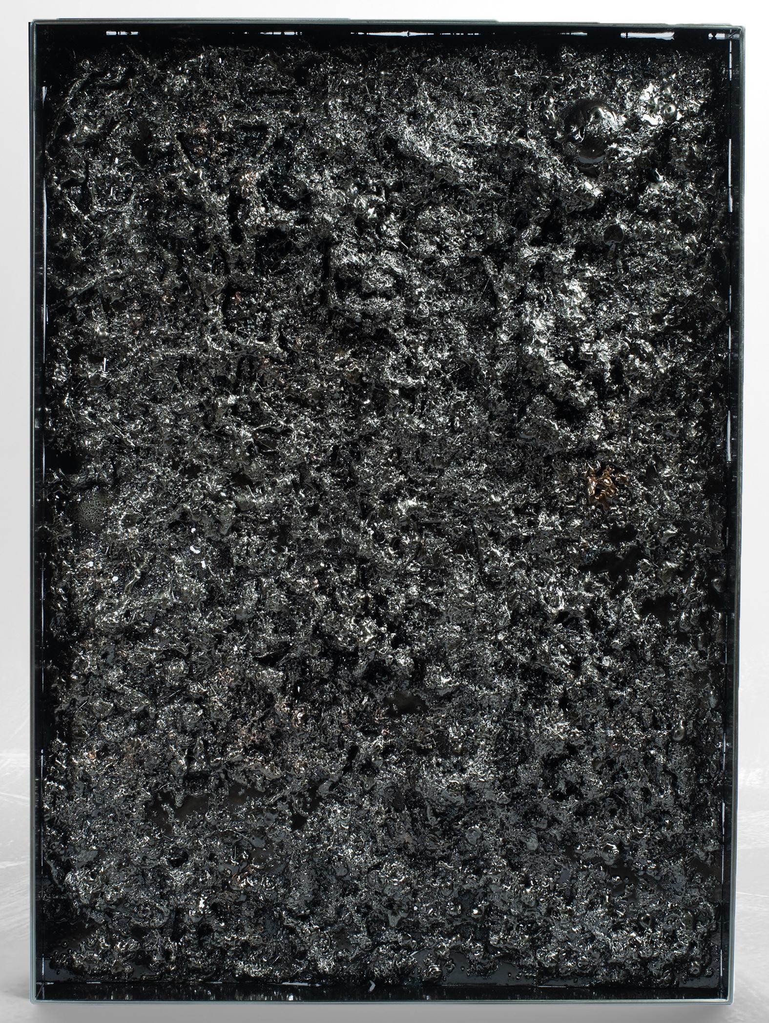 "Estructuras amorfas 3" Escultura de pared 36 x 27,5 x 4 in Ed. 1/1 de ILLYA TIGOIS