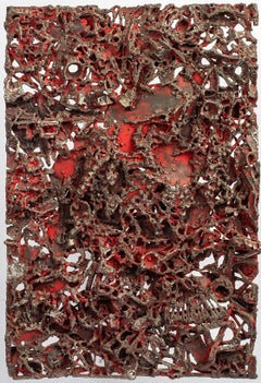 "Amorphous Structures 5" Wall Sculpture 44 x 31.5 x 4 in Ed. 1/5 by ILLYA TIGOIS