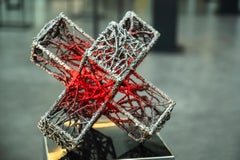 "Riccio anticarro 3" Scultura 13 x 13 x 13 in Edizione 1/1 di ILLYA TIGOIS