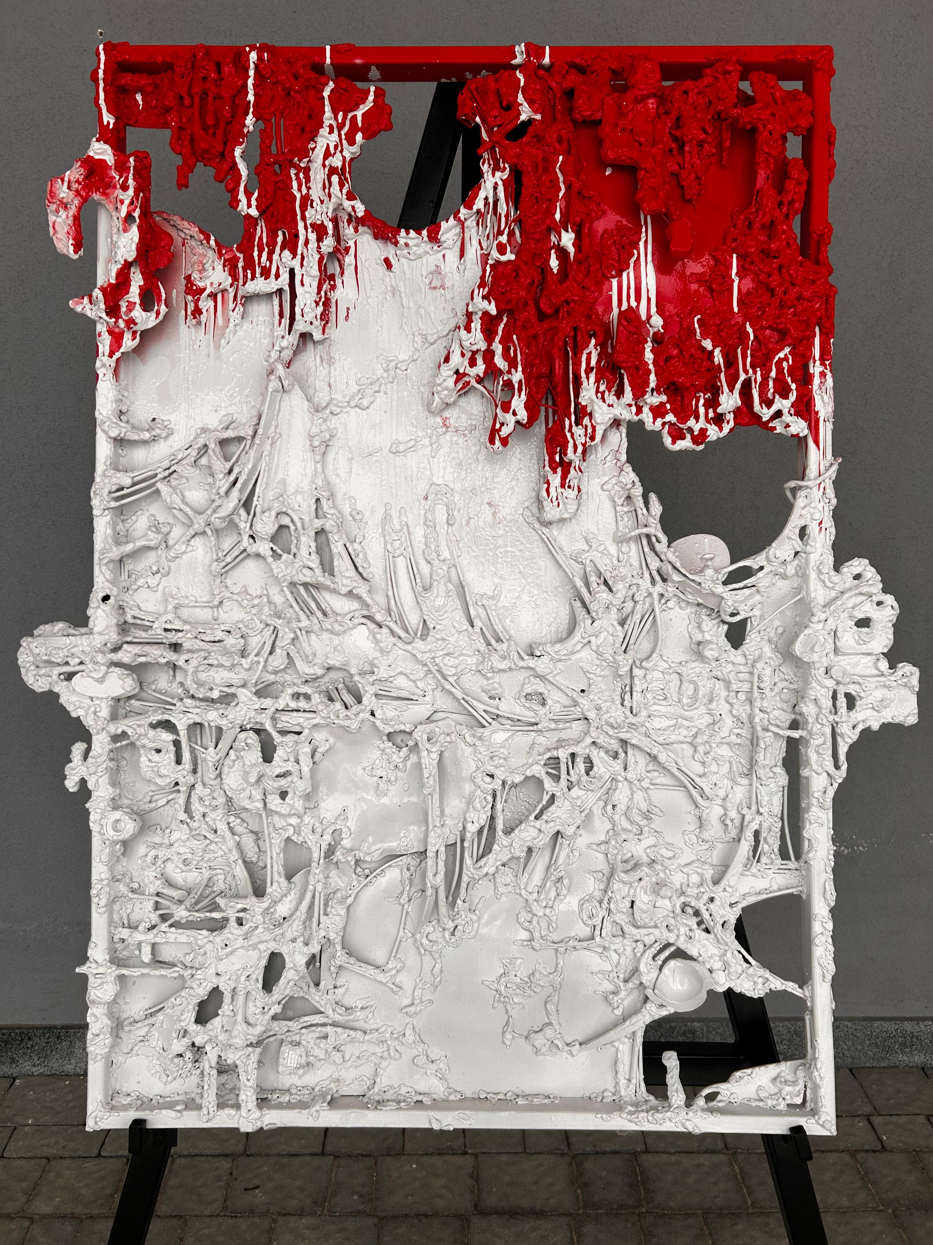 "Fluidity, Fragment 1" Scultura a parete 48,5 x 41 x 3 in Ed. 1/1 di ILLYA TIGOIS