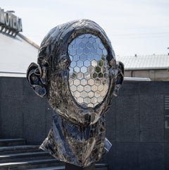 "MAOLA 1" Scultura in acciaio 94,5 x 47 x 47 in Edizione 1/2 di ILLYA TIGOIS
