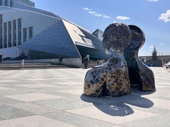 "M.A.O.LA 3, Duality" Steel Sculpture 142 x 79 x 158 in Ed. 1/2 by ILLYA TIGOIS