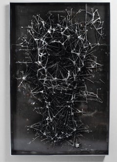 "MAOLA 7" Escultura mural de acero 43 x 28 x 4 pulg Edición 1/1 de ILLYA TIGOIS