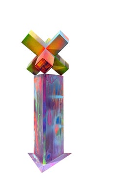 "Resistenza pt.1" Scultura astratta 49 x 11 x 11 in Ed. 1/1 di ILLYA TIGOIS