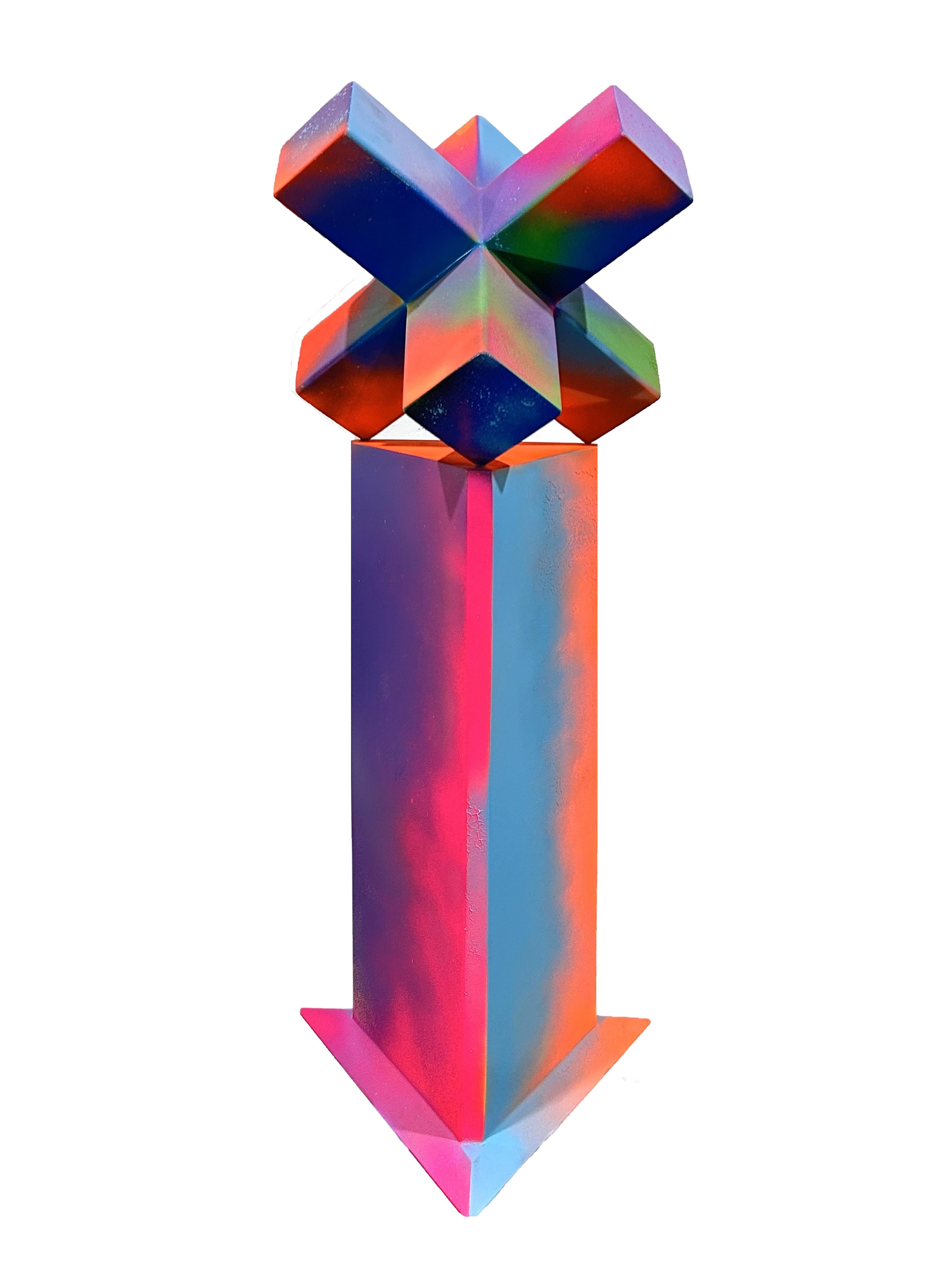 "Resistencia pt.2" Escultura abstracta 49 x 11 x 11 in Ed. 1/1 de ILLYA TIGOIS
