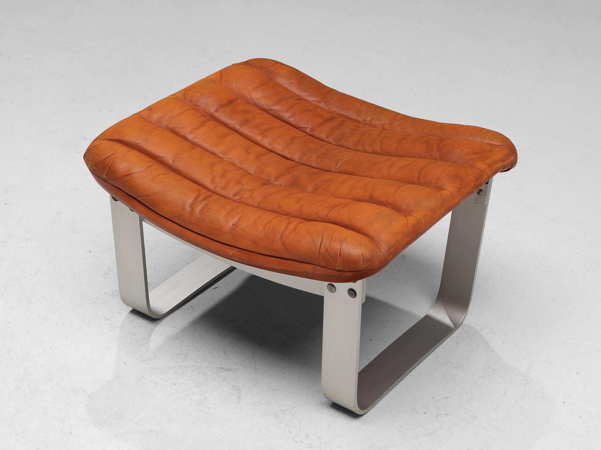 Mid-20th Century Ilmari Lappalainen for Asko 'Pulkka' Lounge Chair and Ottoman
