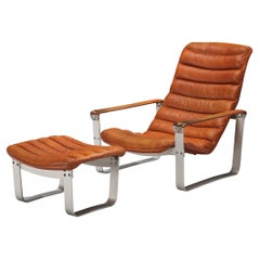 Ilmari Lappalainen for Asko 'Pulkka' Lounge Chair and Ottoman