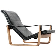 Ilmari Lappalainen Great Senior Pulkka Lounge Chair, 1967 for Asko, Finland