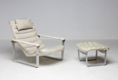 Ilmari Lappalainen “Pulkka” Lounge Chair and Ottoman, Finland, 1966
