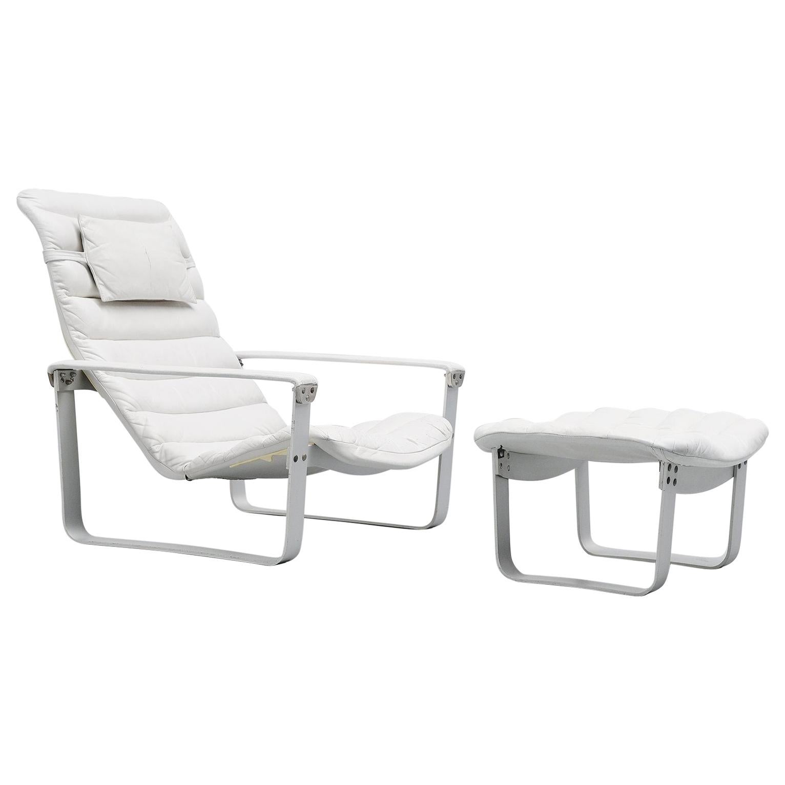 Ilmari Lappalainen Pulkka Lounge Chair by Asko Finland, 1968