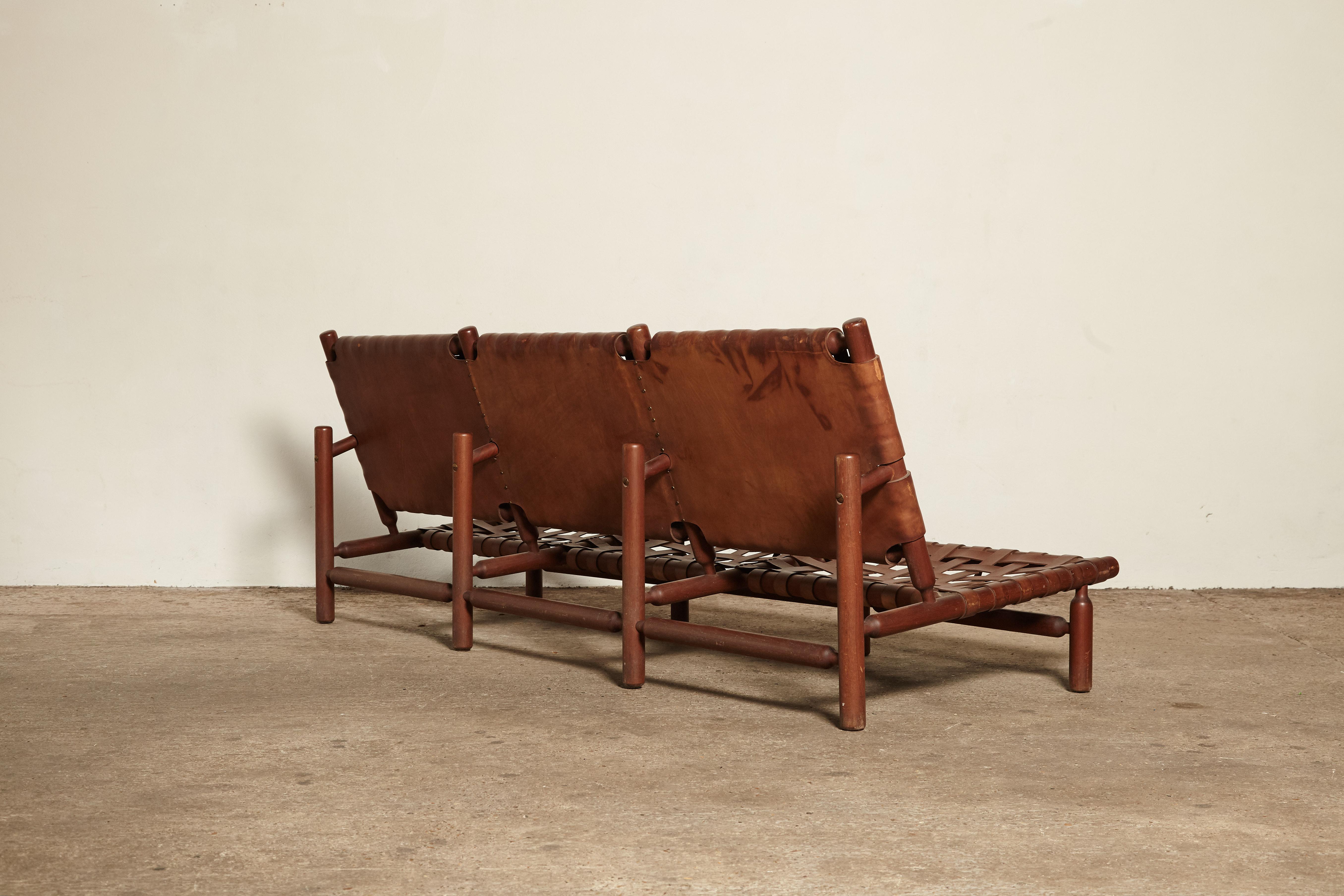 Ilmari Tapiovaara 3-Seat Sofa, Finland / Italy, 1950s 3