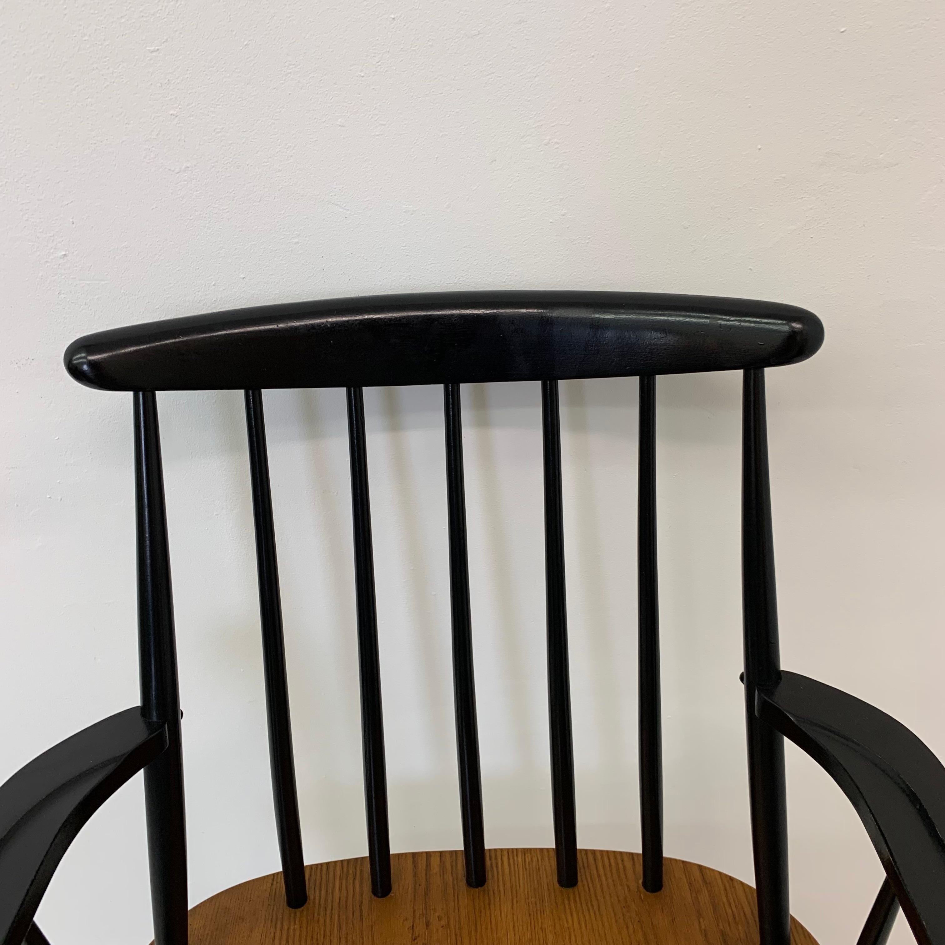 Ilmari Tapiovaara chair with armrest , 1960’s For Sale 3