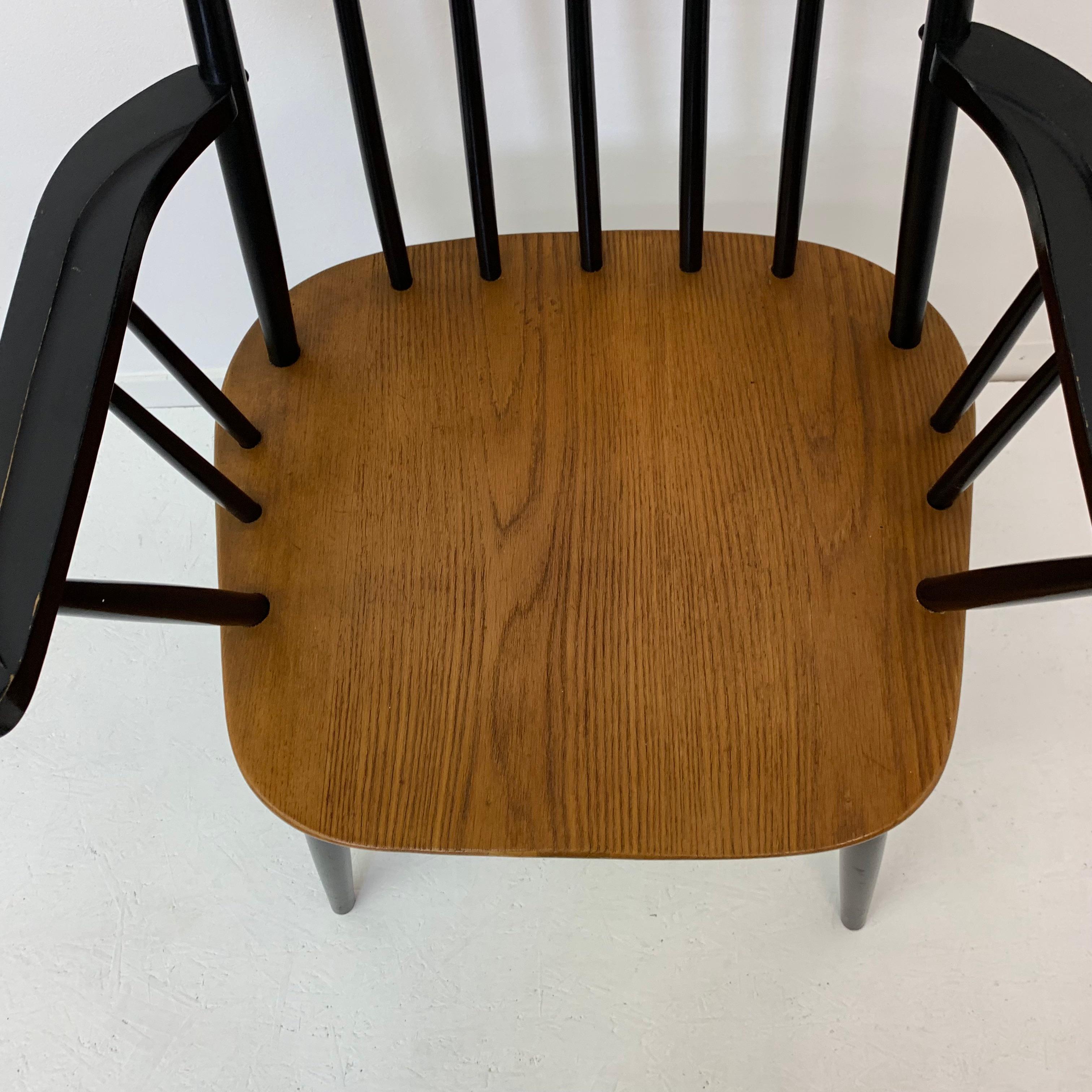 Ilmari Tapiovaara chair with armrest , 1960’s For Sale 6