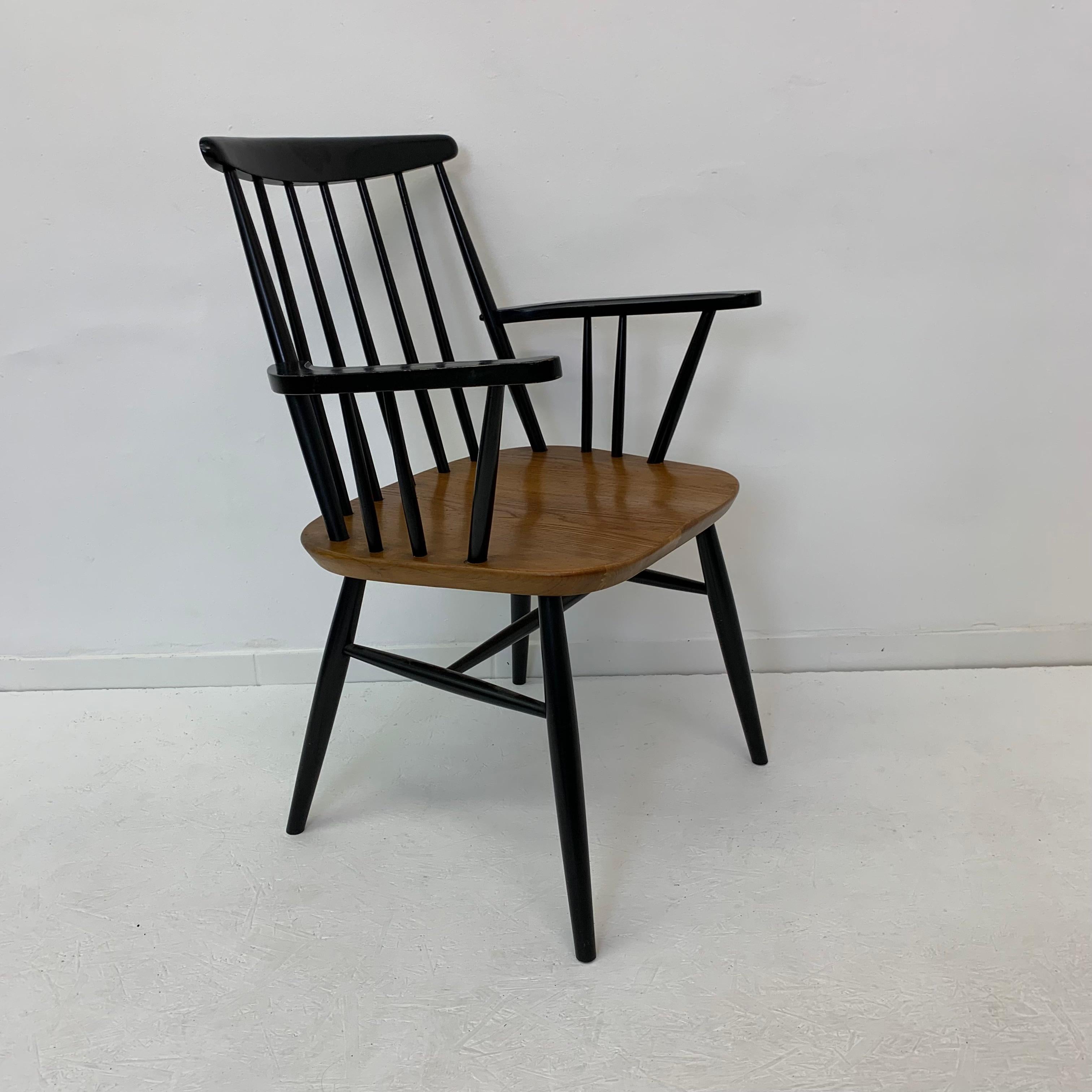 Ilmari Tapiovaara chair with armrest , 1960’s For Sale 8
