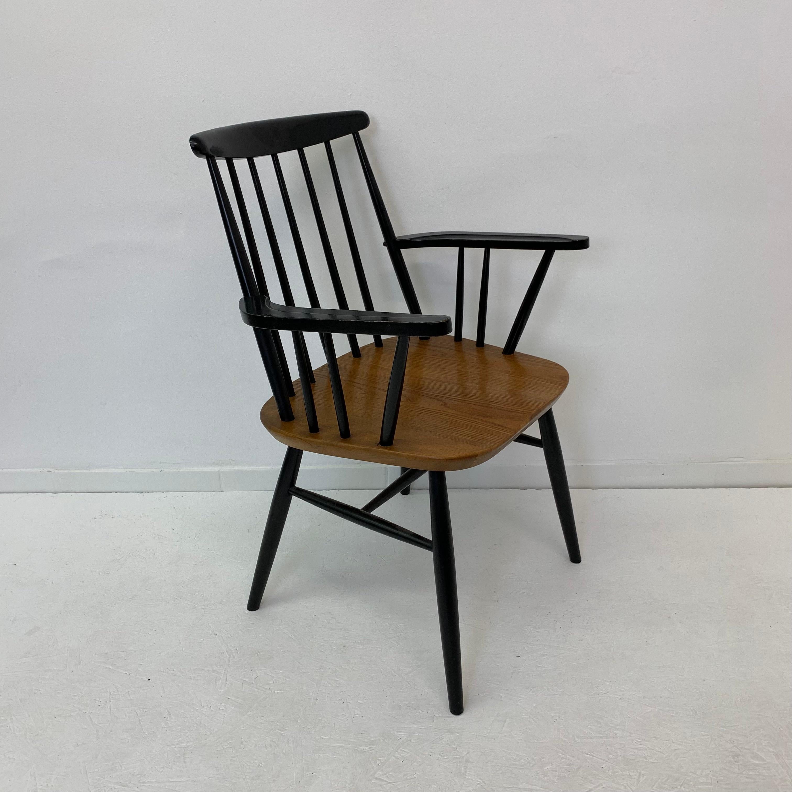 Ilmari Tapiovaara chair with armrest , 1960’s For Sale 9