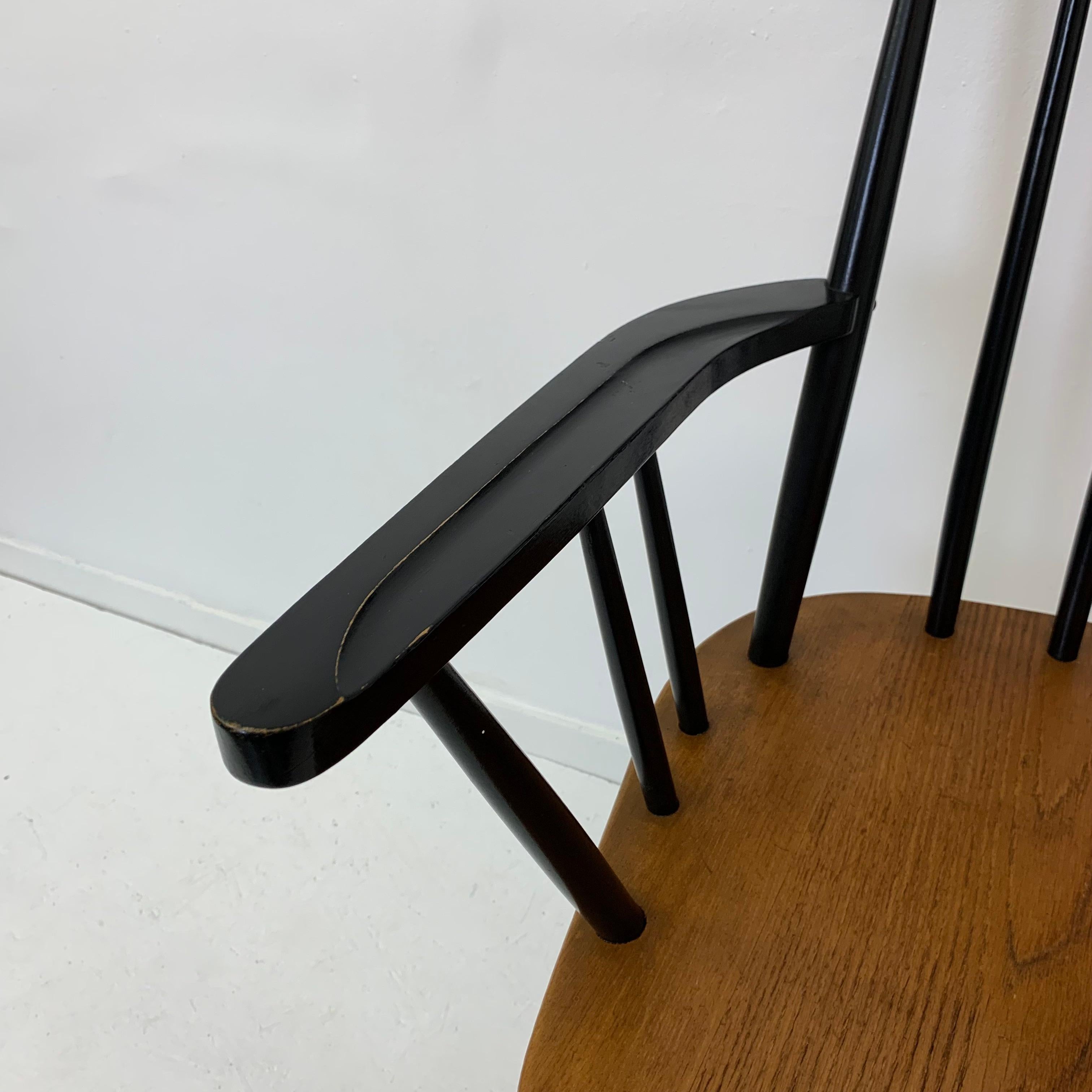 Ilmari Tapiovaara chair with armrest , 1960’s For Sale 2
