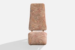 Ilmari Tapiovaara, Chaise Longue, Oak, Fabric, Finland, 1960s