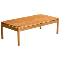 Ilmari Tapiovaara, Couchtisch, Eiche, Teakholz, Schweden, 1959