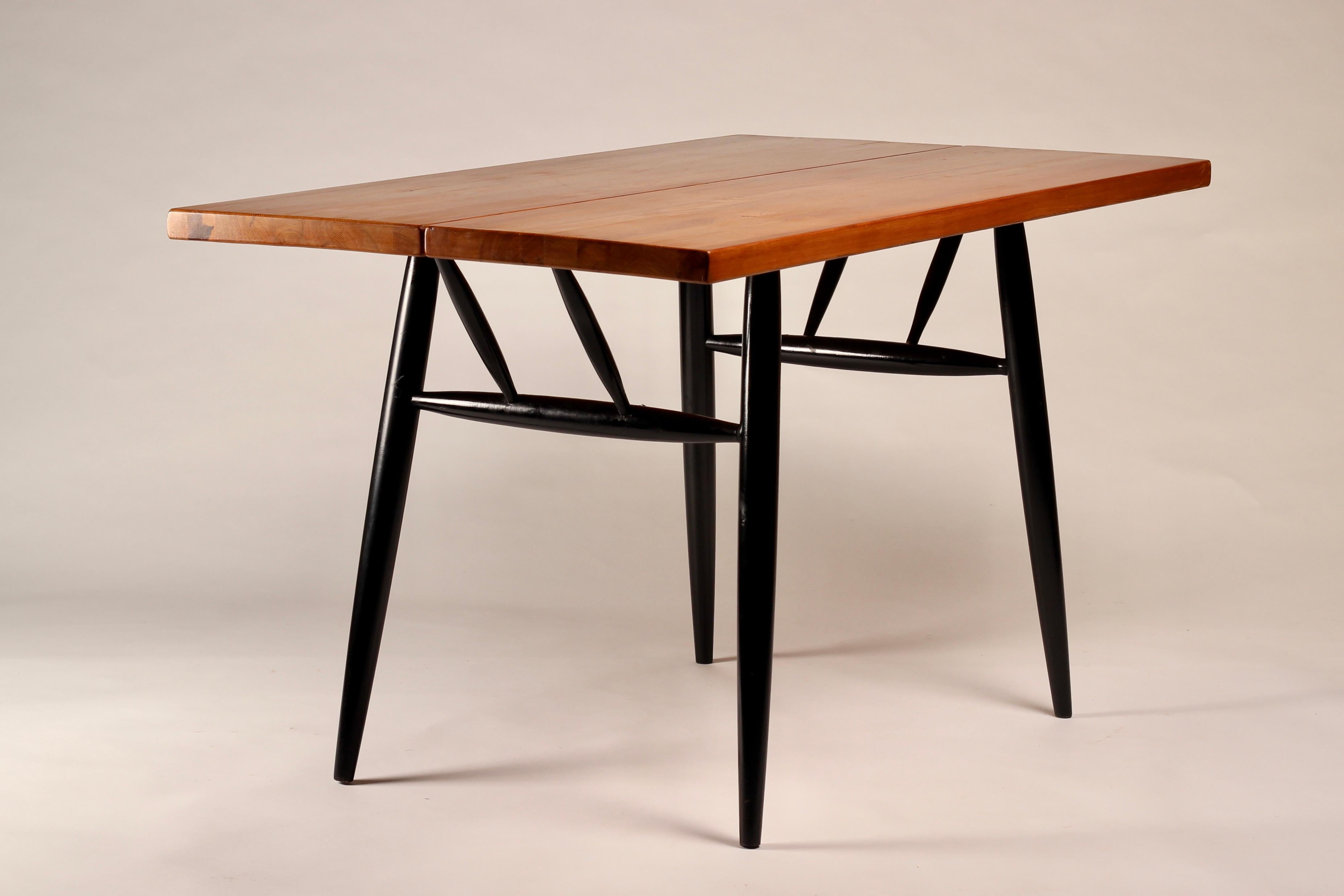 Finnish Ilmari Tapiovaara Designed Dining Room Table Made by Laukaan Puu, 1950’s For Sale