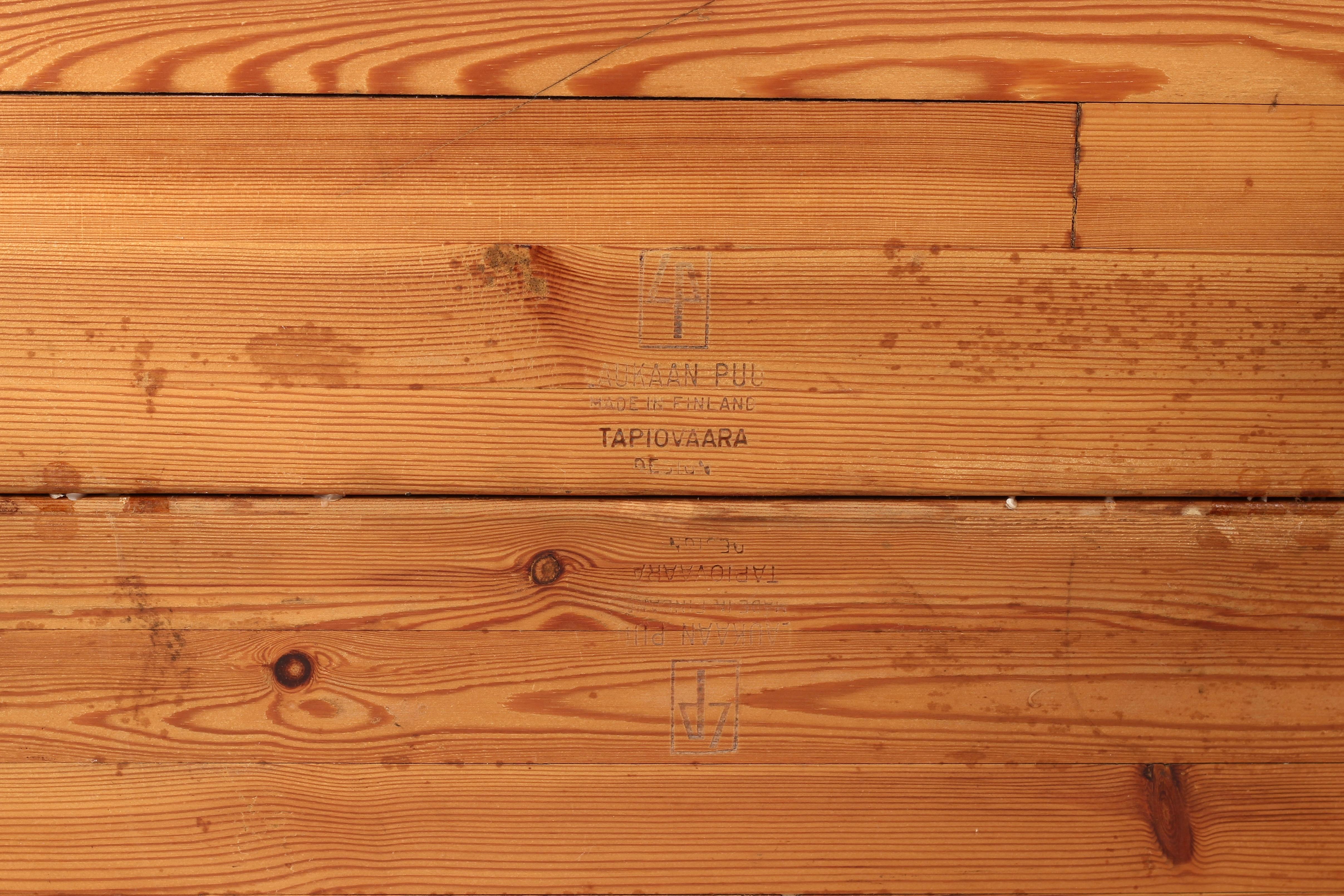 Pine Ilmari Tapiovaara Designed Dining Room Table Made by Laukaan Puu, 1950’s
