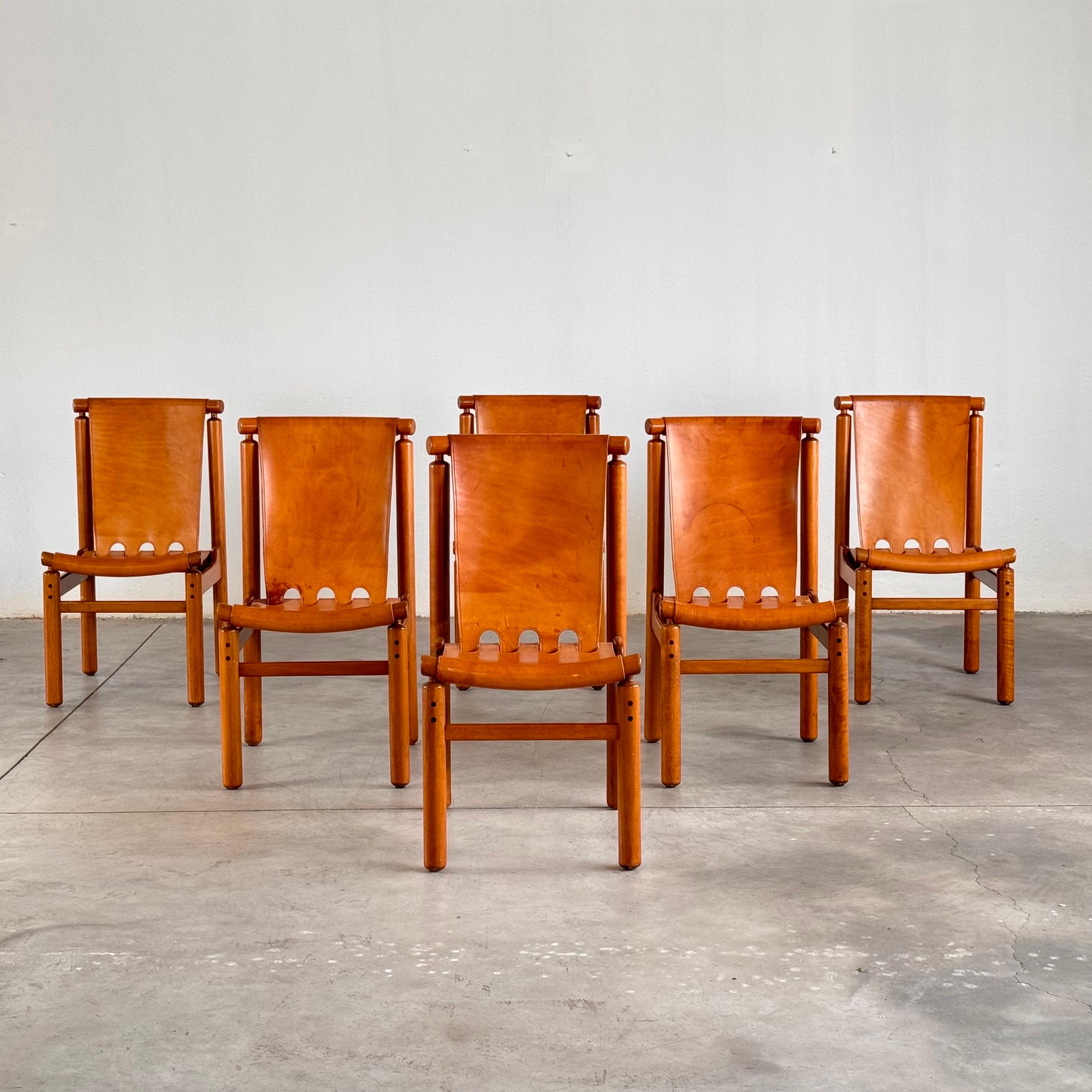Mid-Century Modern Ilmari Tapiovaara Dining Chairs by La Permanente Cantù, 1950s, Set of Six