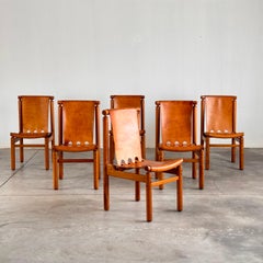 Ilmari Tapiovaara Dining Chairs by La Permanente Cantù, 1950s, Set of Six