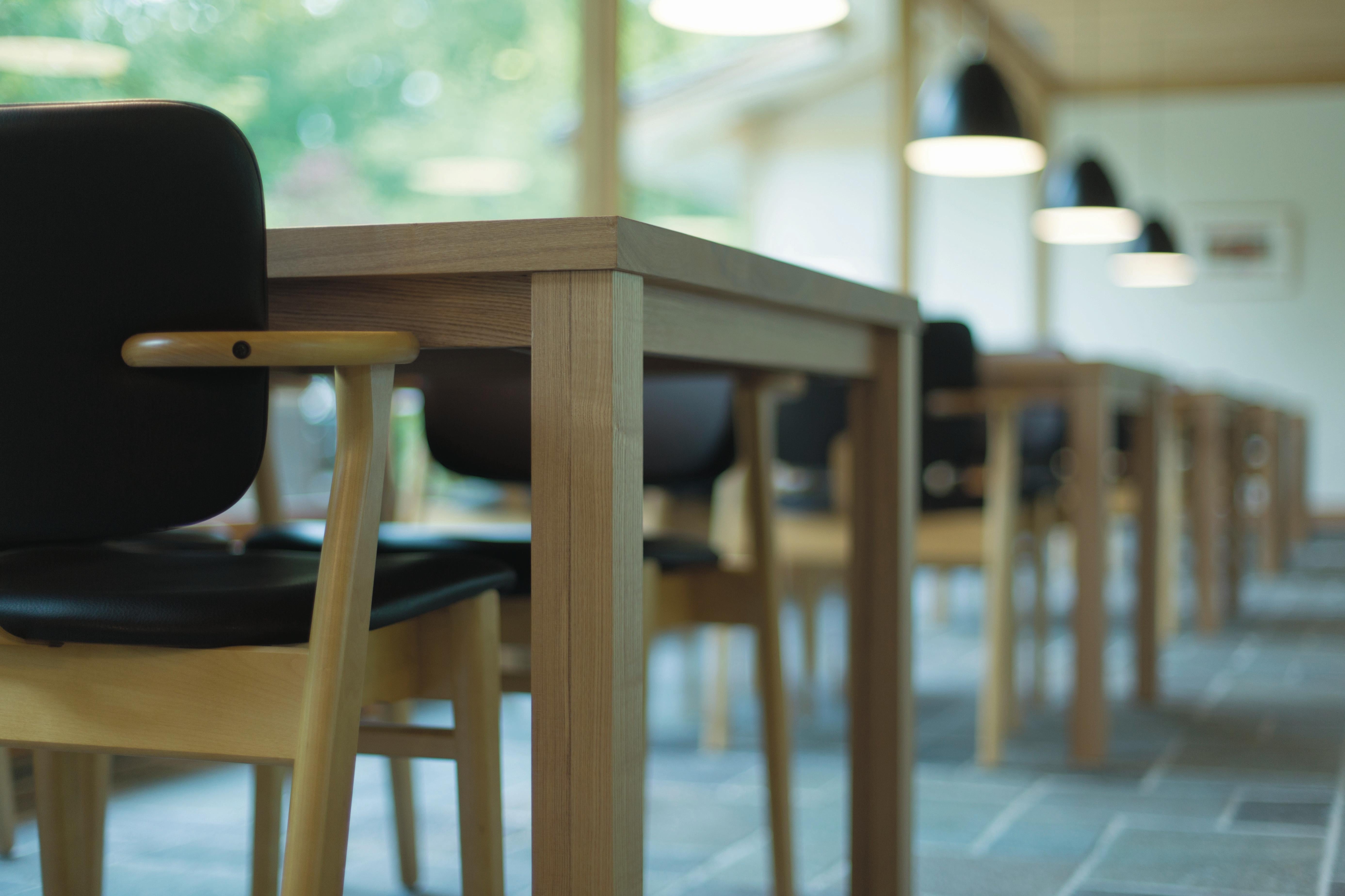 Ilmari Tapiovaara Domus Chair in Black Birch and Leather for Artek 5