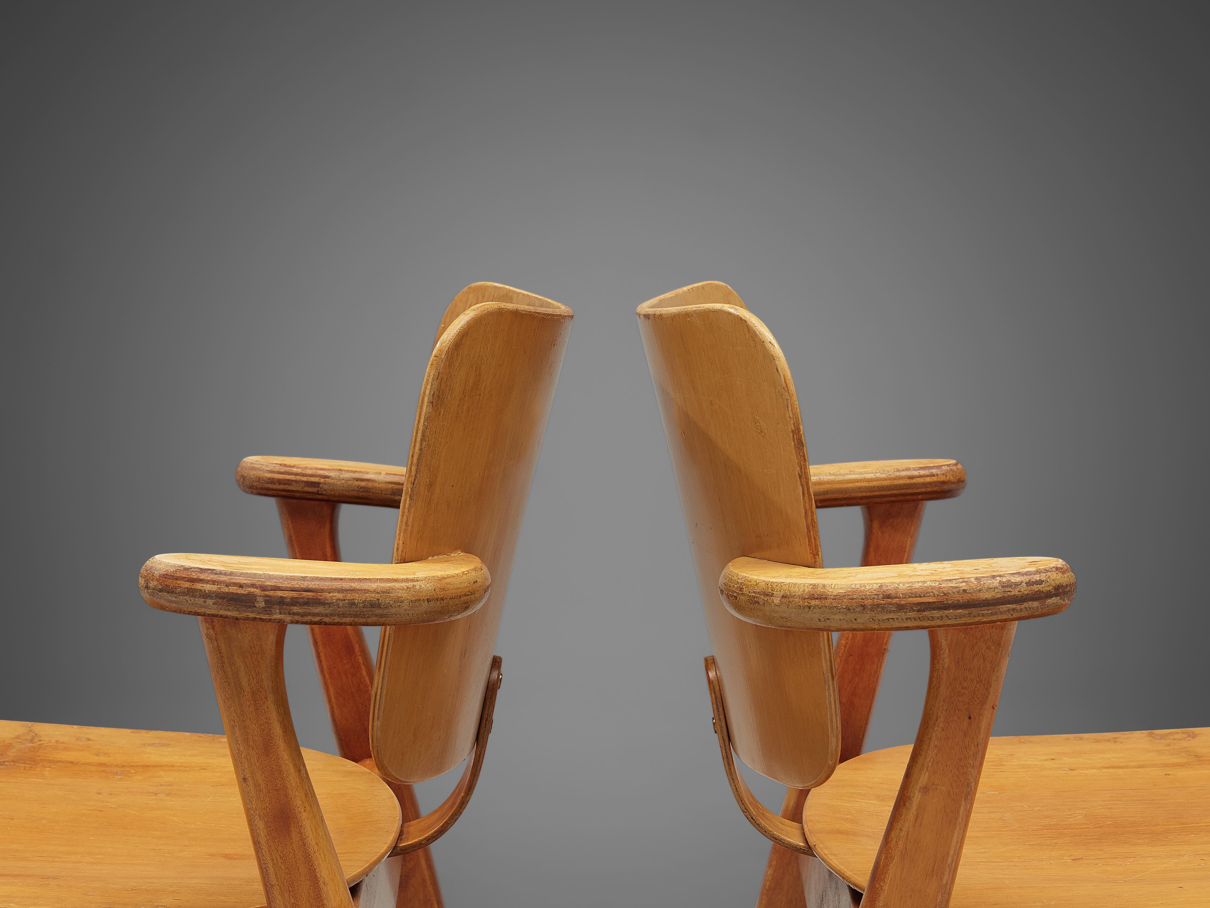 Mid-20th Century Ilmari Tapiovaara ‘Domus’ Dining Chairs in Birch