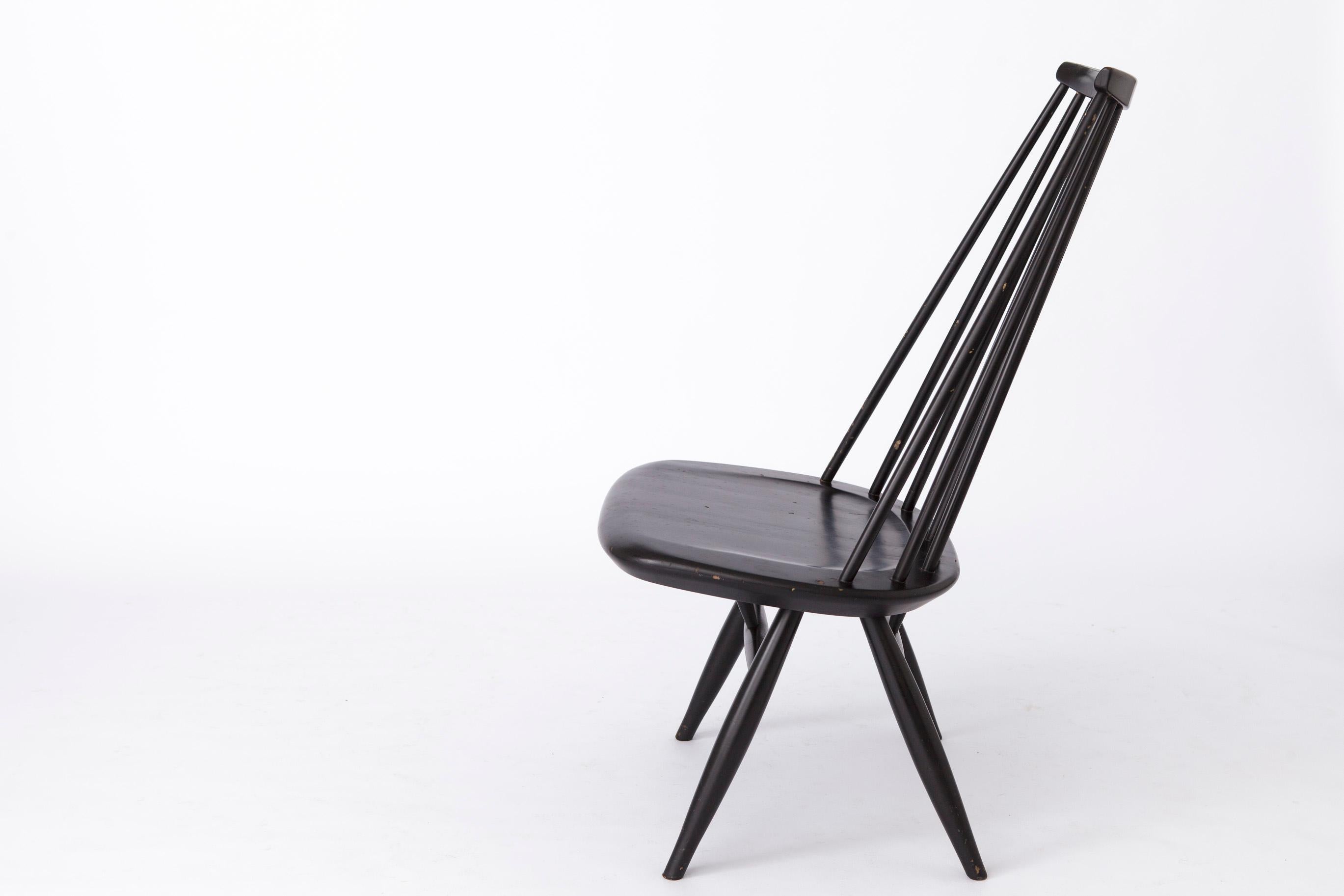 Ilmari Tapiovaara Sillón 1960 Mademoiselle para ASKO, Finlandia Pulido en venta