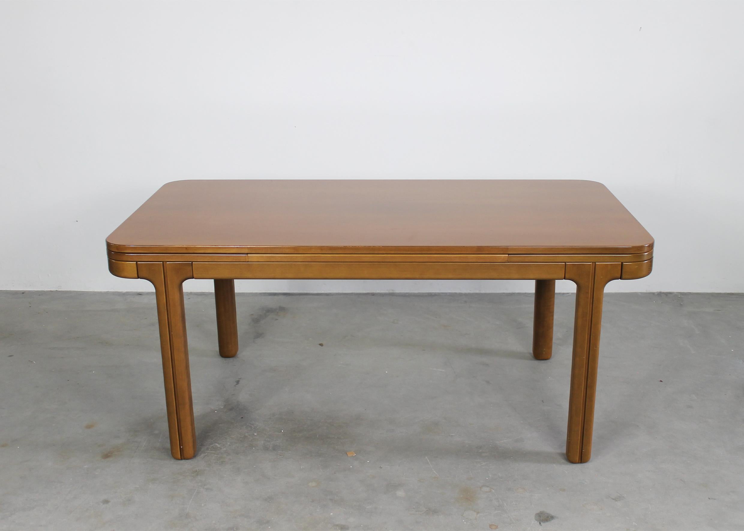 Other Ilmari Tapiovaara Extendable Dining Table in Wood 1970s  For Sale