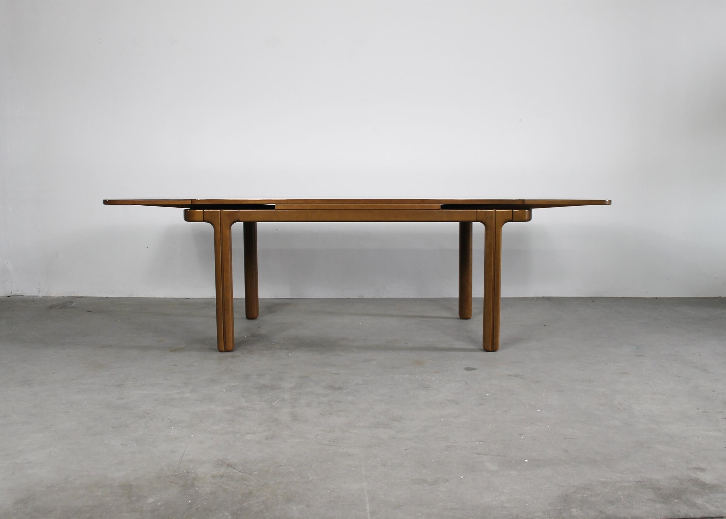 Ilmari Tapiovaara Extendable Dining Table in Wood 1970s  For Sale 1