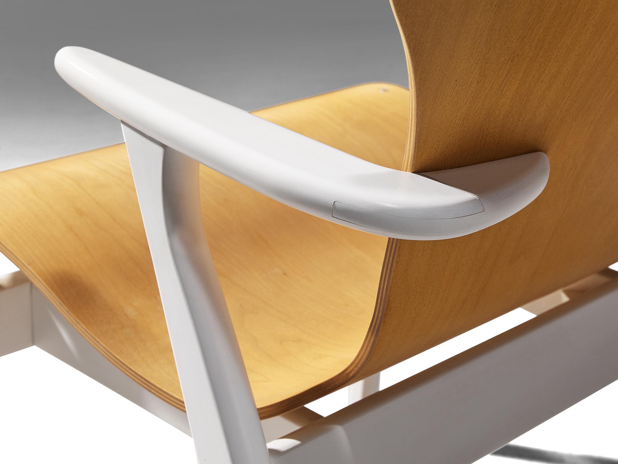 Scandinave moderne Ilmari Tapiovaara fauteuil de salon « Domus Lux » en bouleau pour Artek en vente