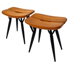 Ilmari Tapiovaara for ASKO – Pair of Original “Pirkka” Stools, Finland