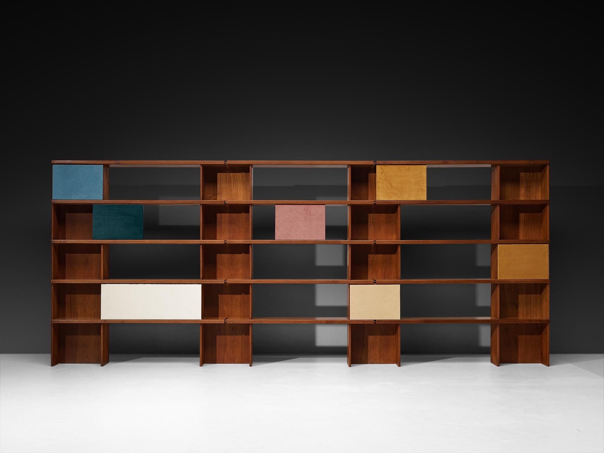Italian Ilmari Tapiovaara for La Permanente Mobili Cantù Bookcase For Sale