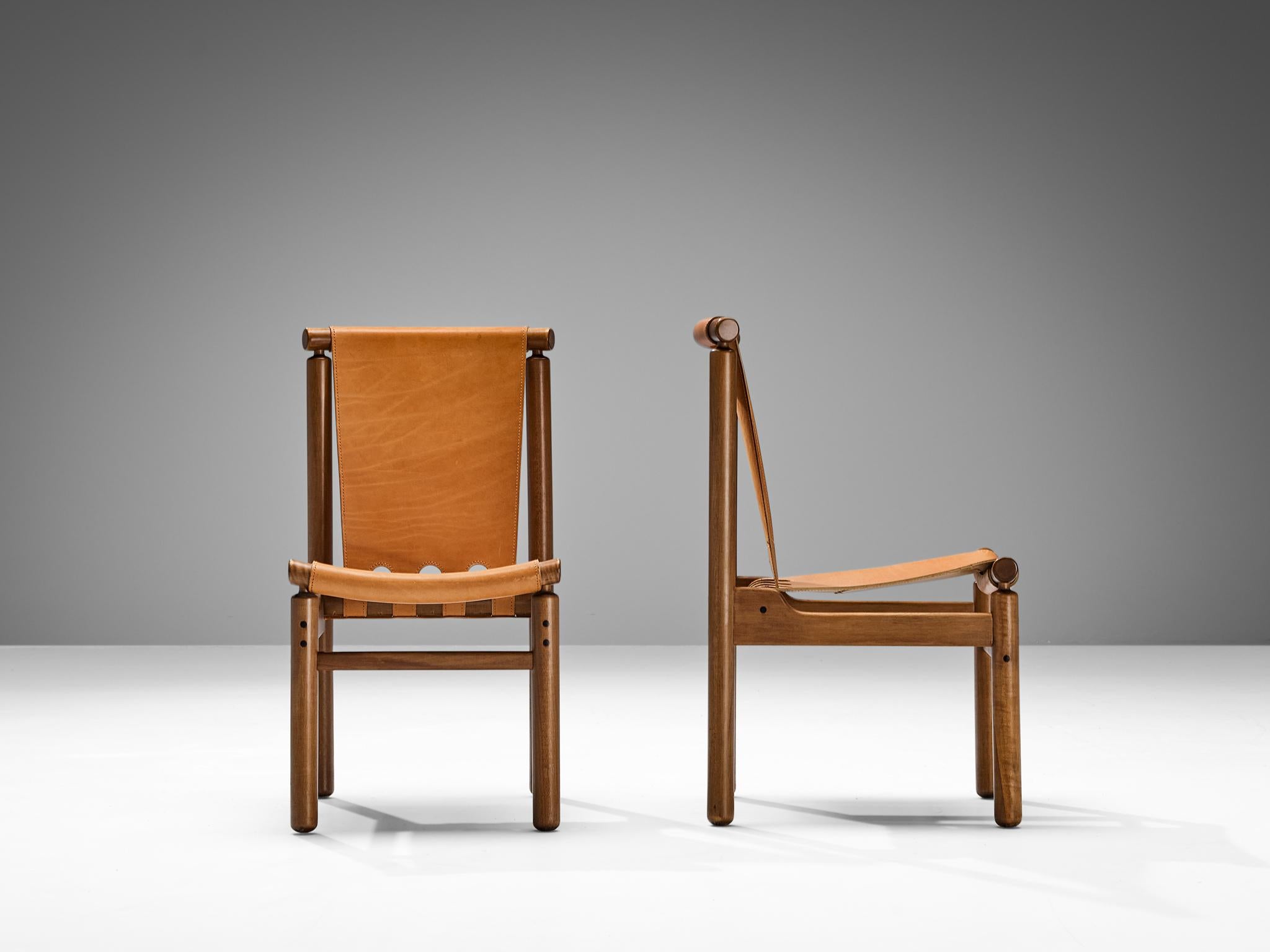 Ilmari Tapiovaara for La Permanente Mobili Cantù Set of Six Dining Chairs  For Sale 5