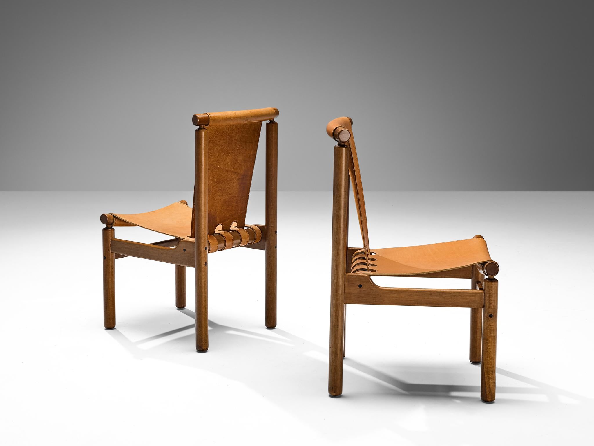 Ilmari Tapiovaara for La Permanente Mobili Cantù Set of Six Dining Chairs  For Sale 6
