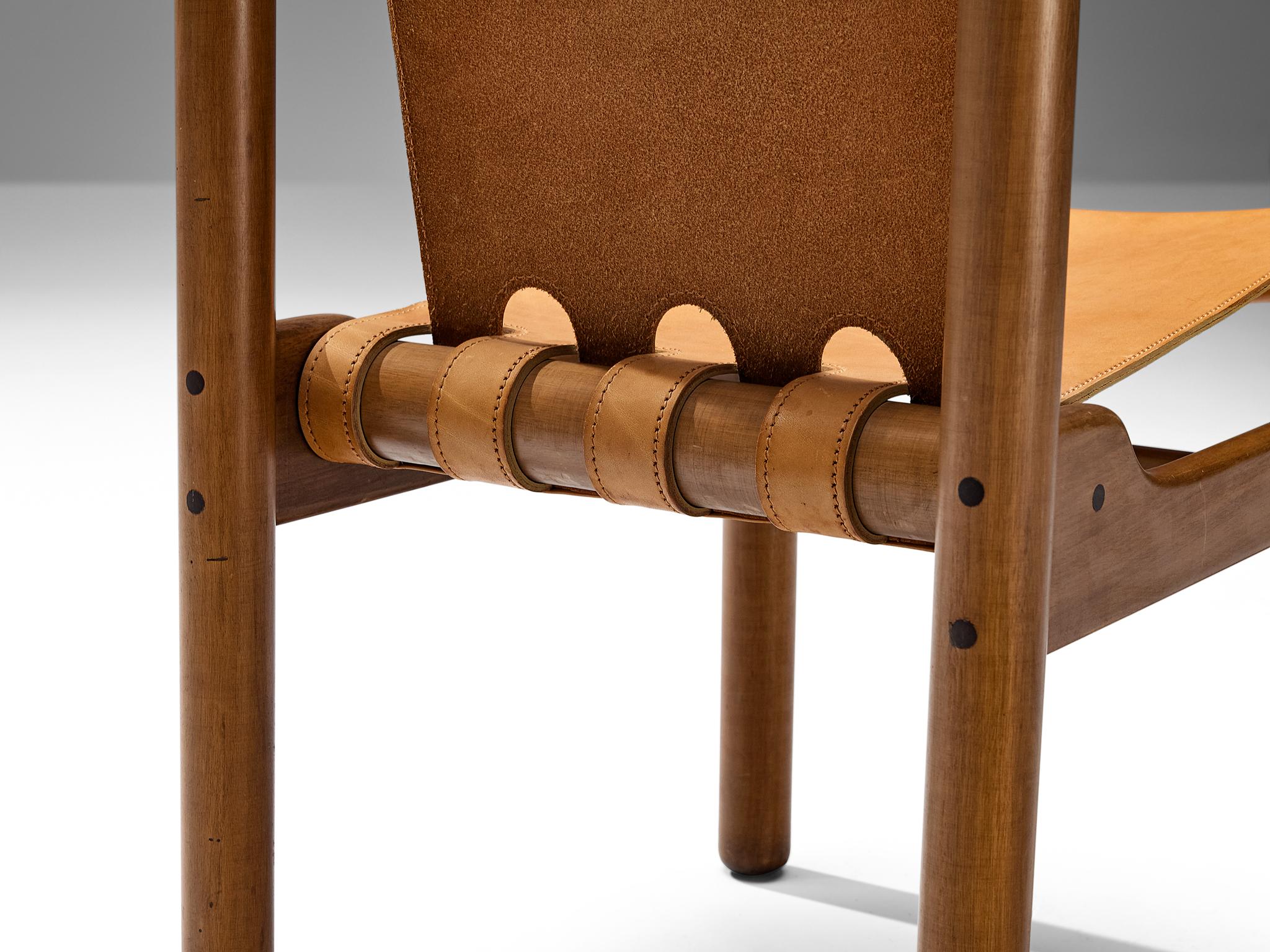 Italian Ilmari Tapiovaara for La Permanente Mobili Cantù Set of Six Dining Chairs