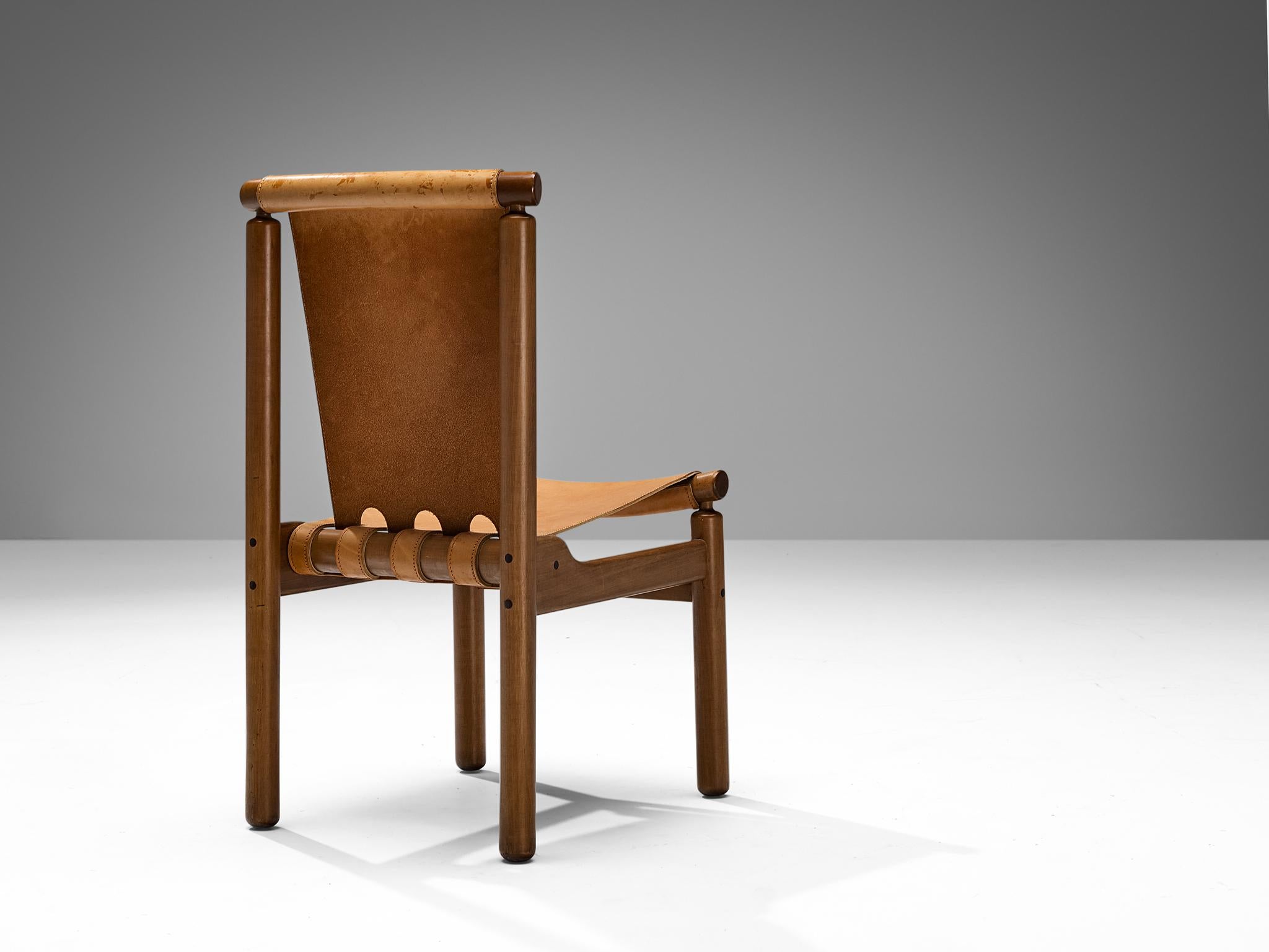 Ilmari Tapiovaara for La Permanente Mobili Cantù Set of Six Dining Chairs  For Sale 2