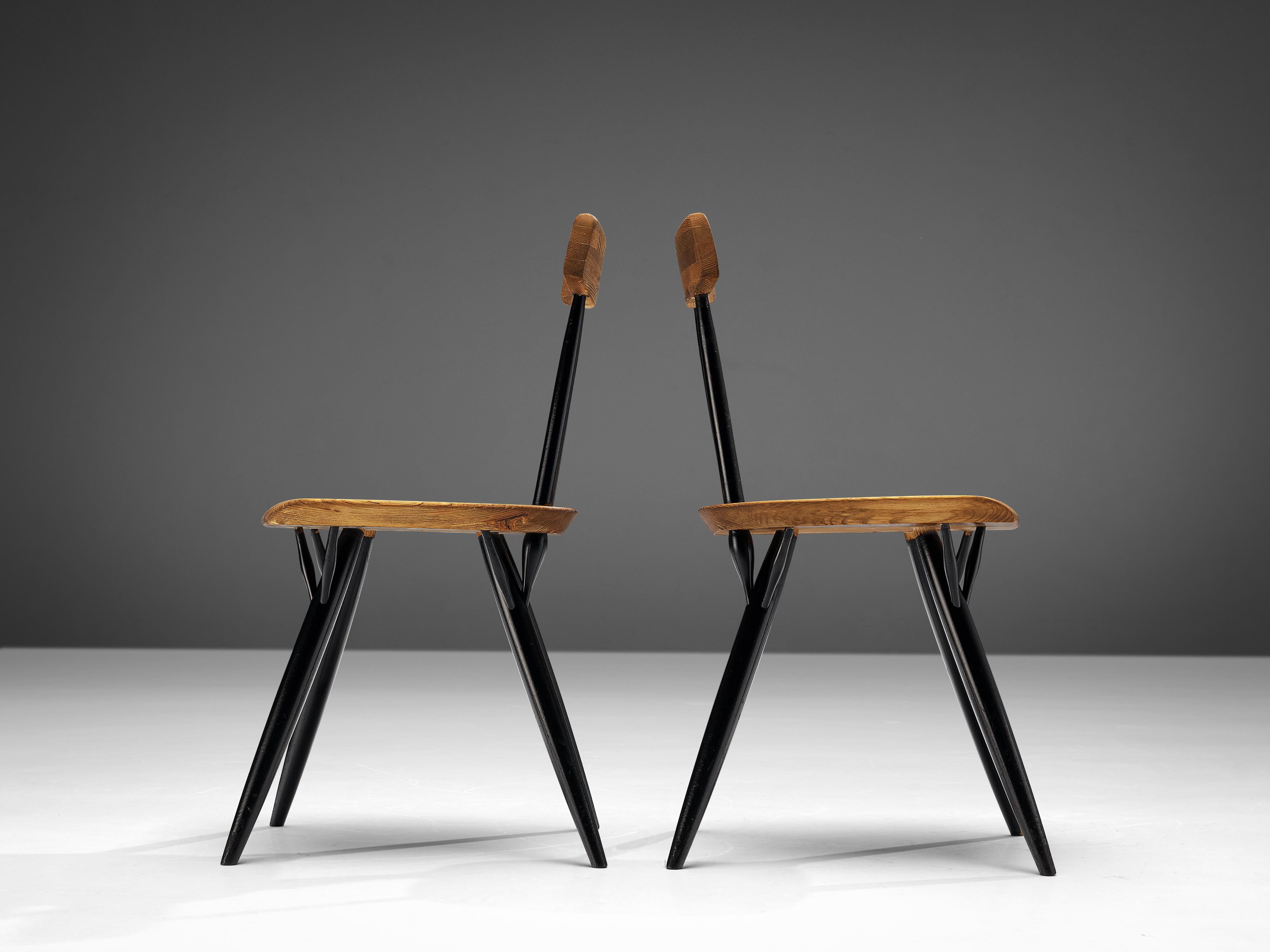 Ilmari Tapiovaara for Laukaan Puu Set of Four 'Pirkka' Chairs For Sale 3