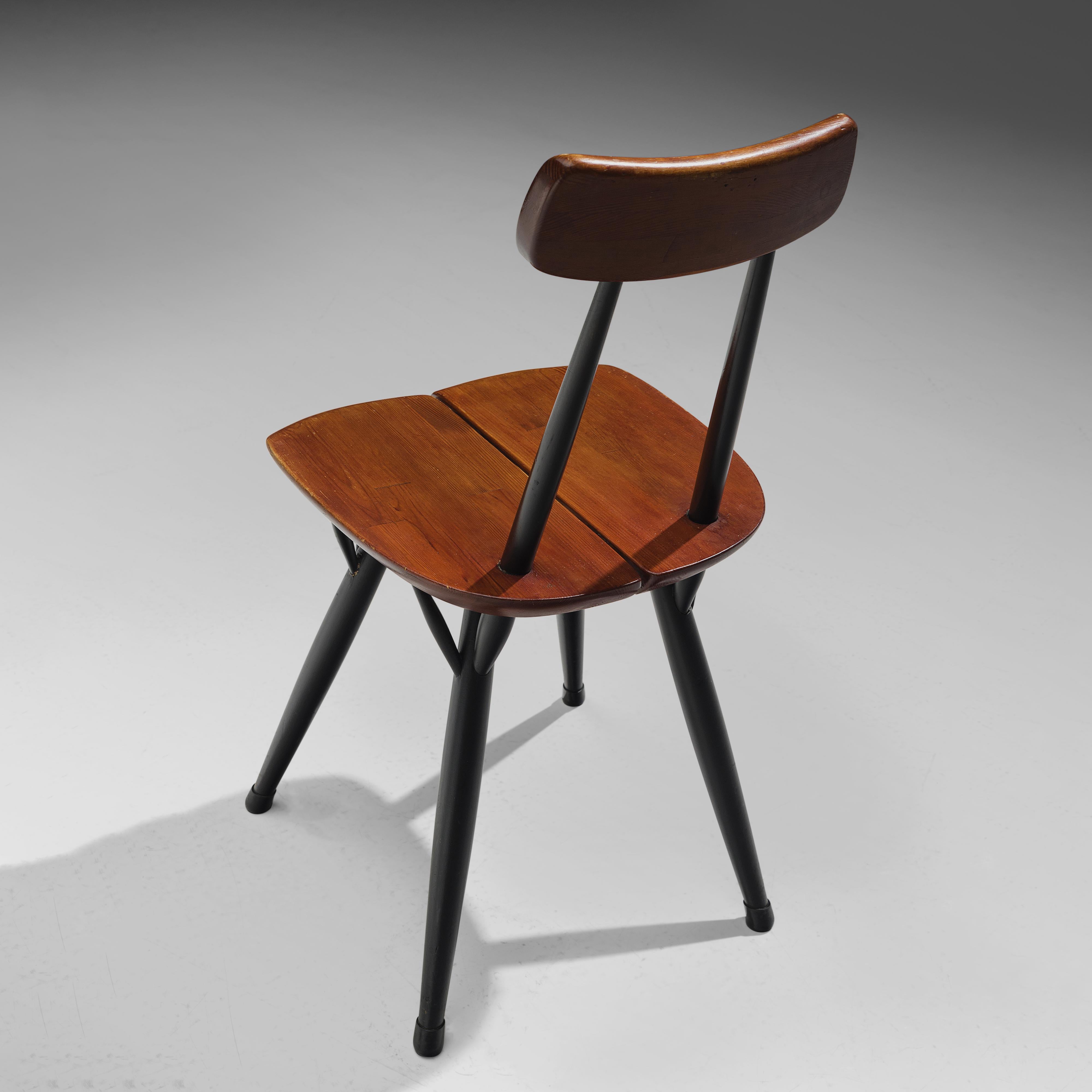 Scandinavian Modern Ilmari Tapiovaara for Laukaan Puu Set of Four 'Pirkka' Chairs