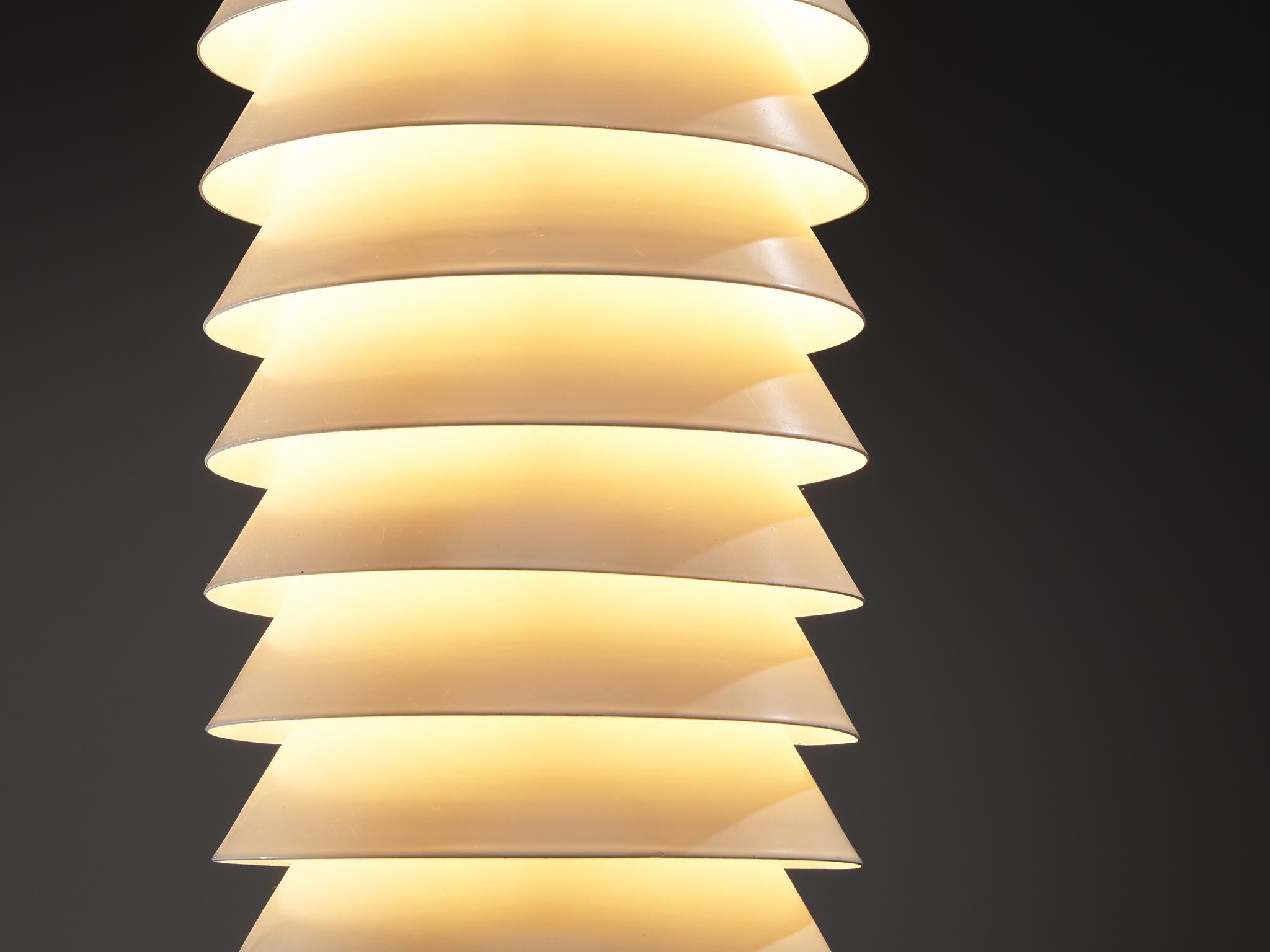 Finnish Ilmari Tapiovaara 'Maija the Bee' Floor Lamp with Cane and Brass Details For Sale