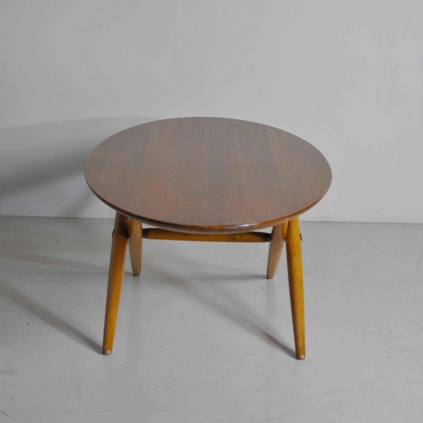 Wood Ilmari Tapiovaara Midcentury Coffe Table 50's For Sale
