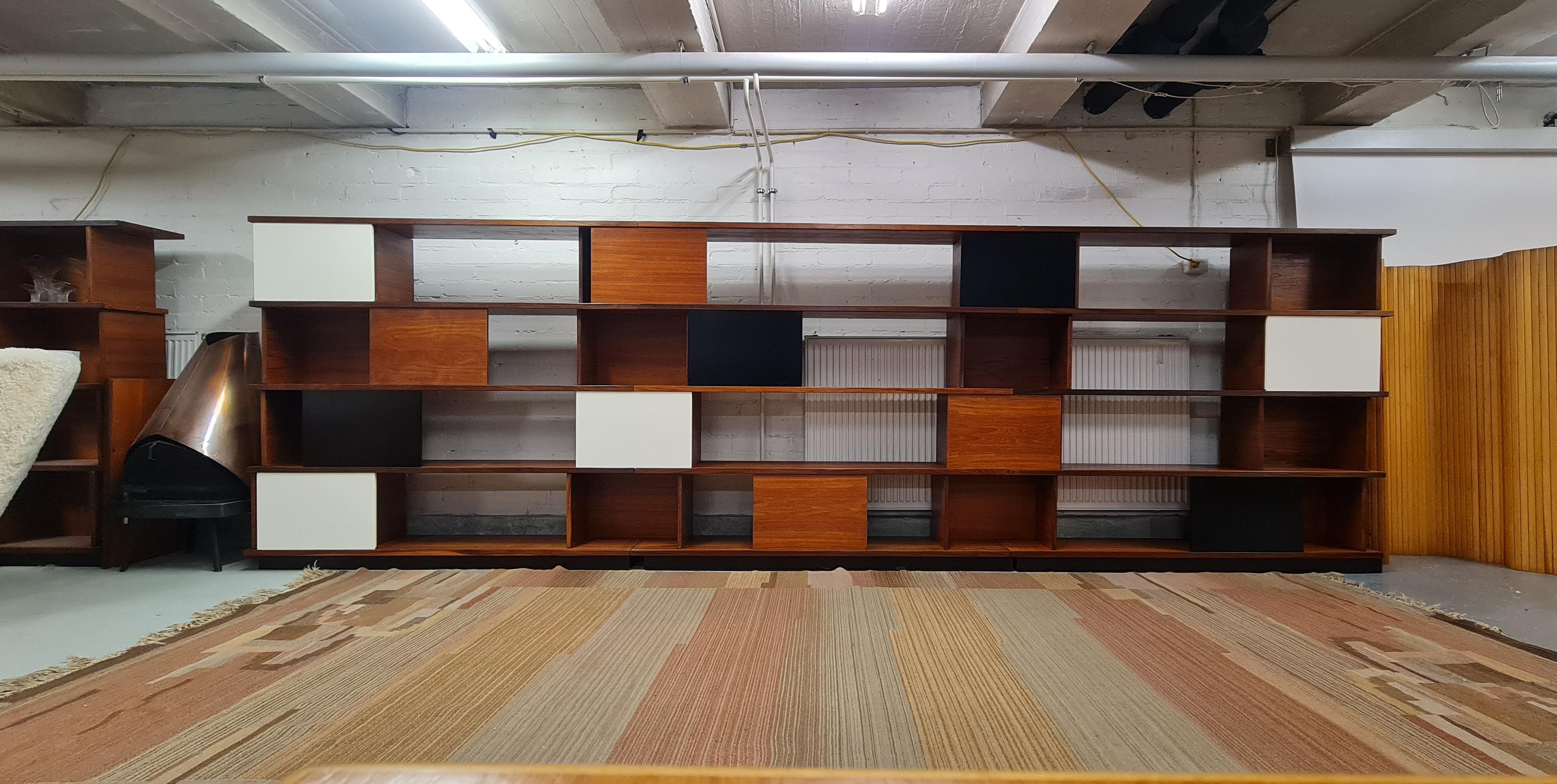 Mid-Century Modern Ilmari Tapiovaara Modular Bookshelf 