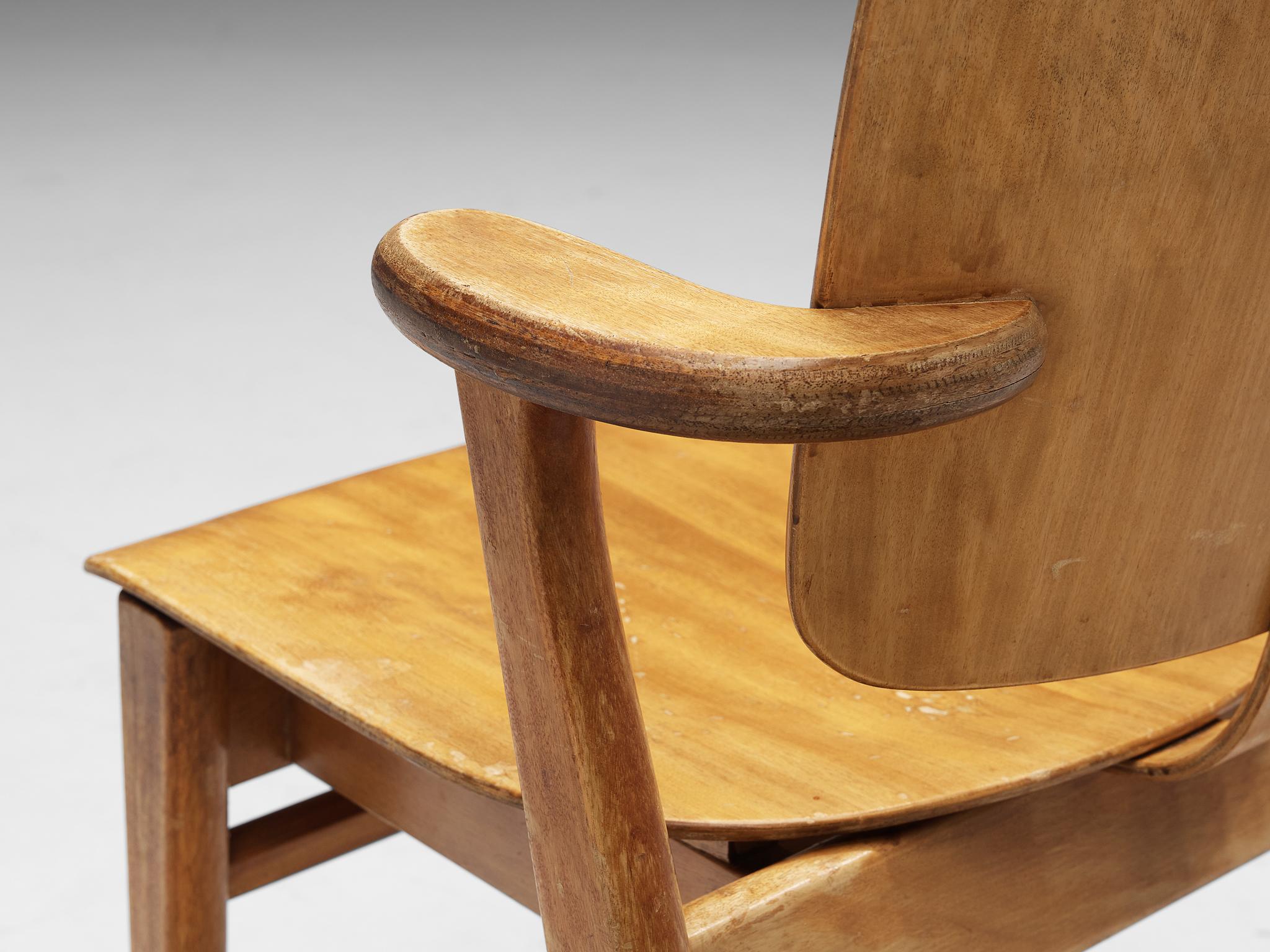 Mid-Century Modern Ilmari Tapiovaara Pair of ‘Domus’ Dining Chairs in Mahogany