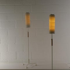Ilmari Tapiovaara, Pair of "Maija the Bee" Floor Lamps, Hienotertas, Finland