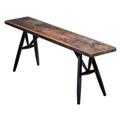 Ilmari Tapiovaara Pirkka bench for Laukaan Puu, Finland, 1950s