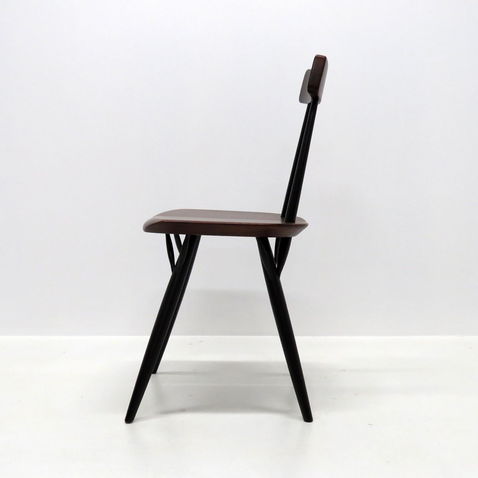 Lacquered Ilmari Tapiovaara, ‘Pirkka’ Chairs, 1955