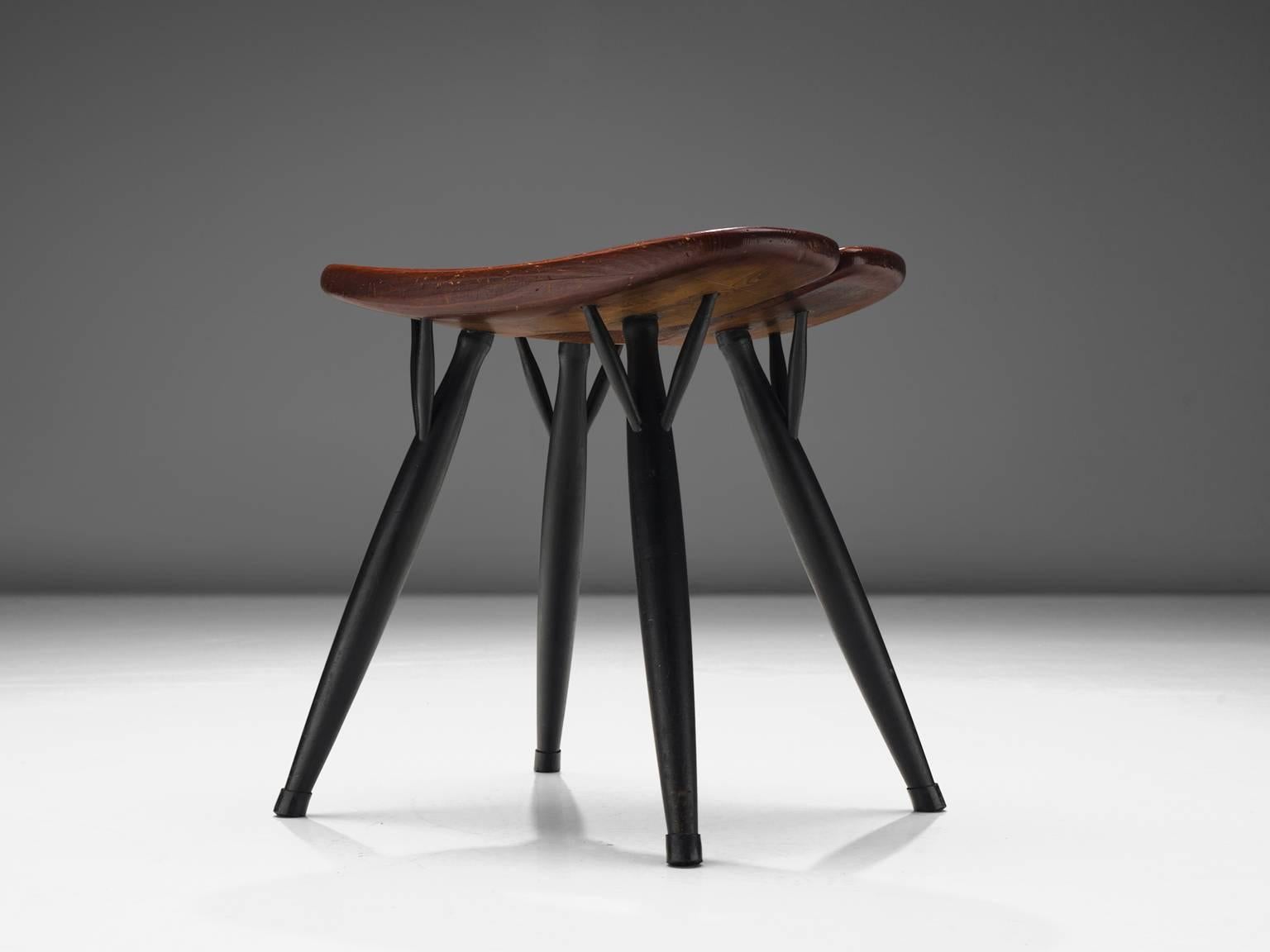 Finnish Ilmari Tapiovaara Pirkka Finnstool, 1950s